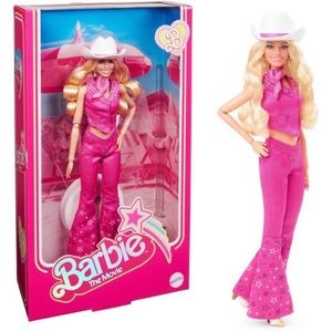 New in hand Barbie the movie
Pink western collector doll sold out